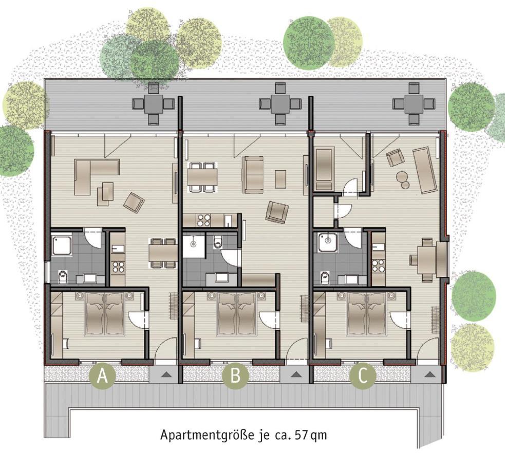 Steigerwald-Apartments Ebrach Buitenkant foto